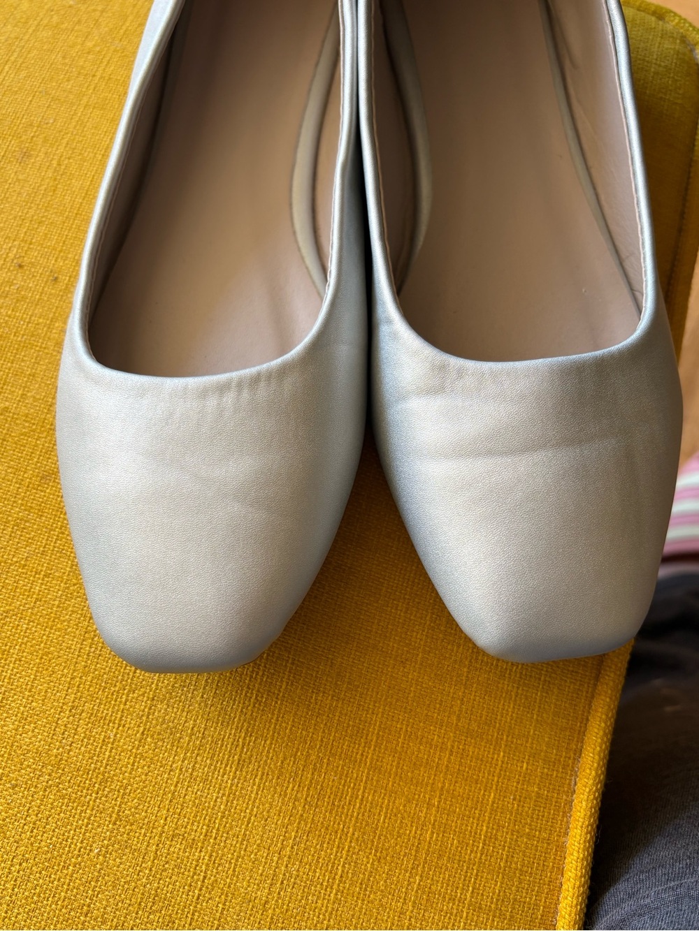 Silver Women’s Flats - Picture 2 of 10